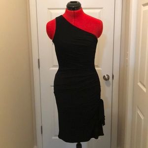 2 for $13 JS Boutique Black One Shoulder Dress